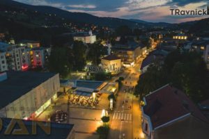 Pogledajte kako Travnik izgleda večeras iz zraka