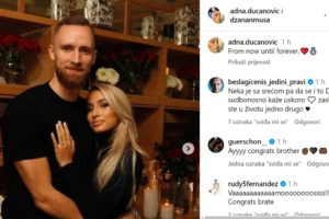 Naravno da je Travničanka: Džanan Musa zaručio svoju djevojku