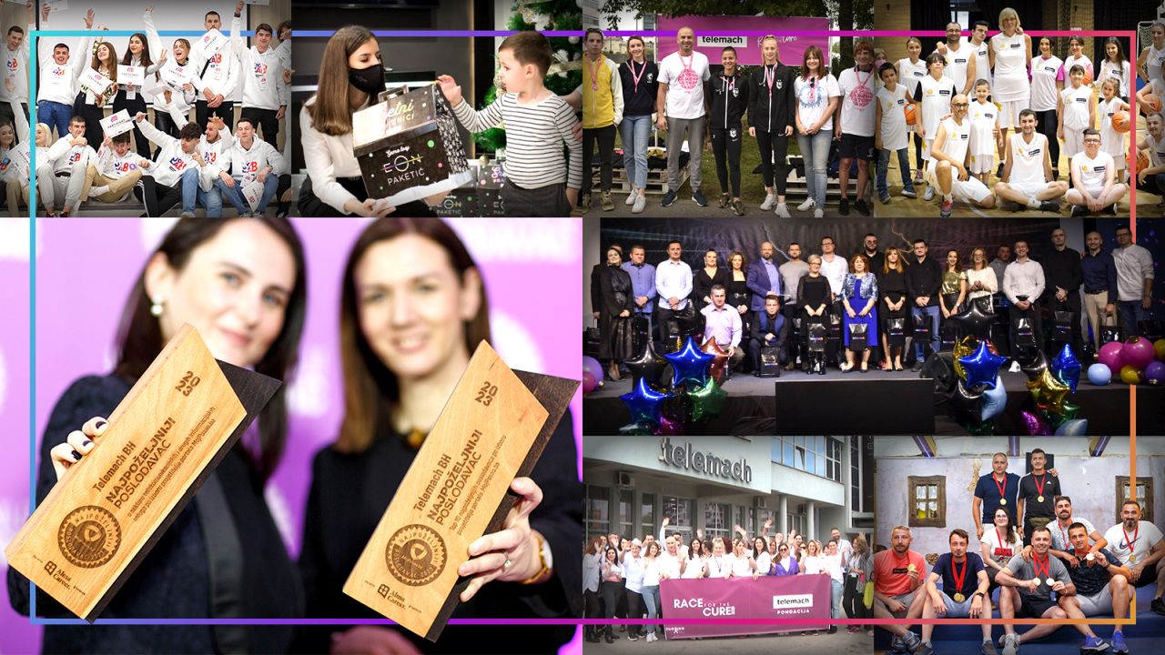 Građani ponovo izabrali Telemach BH za najpoželjnijeg poslodavca u telekomunikacijskom sektoru BiH