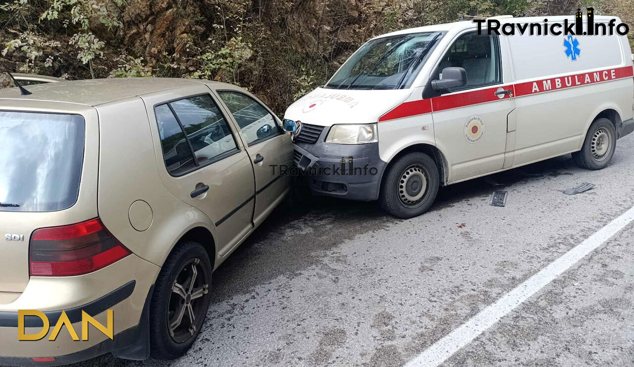 Nezgoda na putu prema Vlašiću: Pet osoba ozlijeđeno