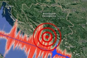 Zemljotres jačine 3.1 stepen zabilježen jutros u blizini Bugojna