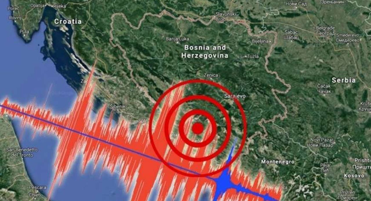 Zemljotres jačine 3.1 stepen zabilježen jutros u blizini Bugojna