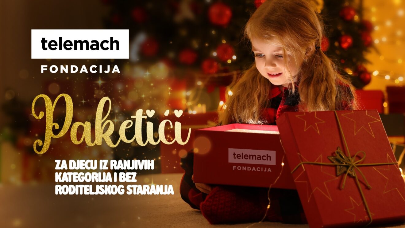 Novogodišnjim paketićima Telemach uljepšao praznike 633 mališana u 14 gradova