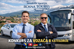 Konkurs za posao: 2 vozača B kategorije