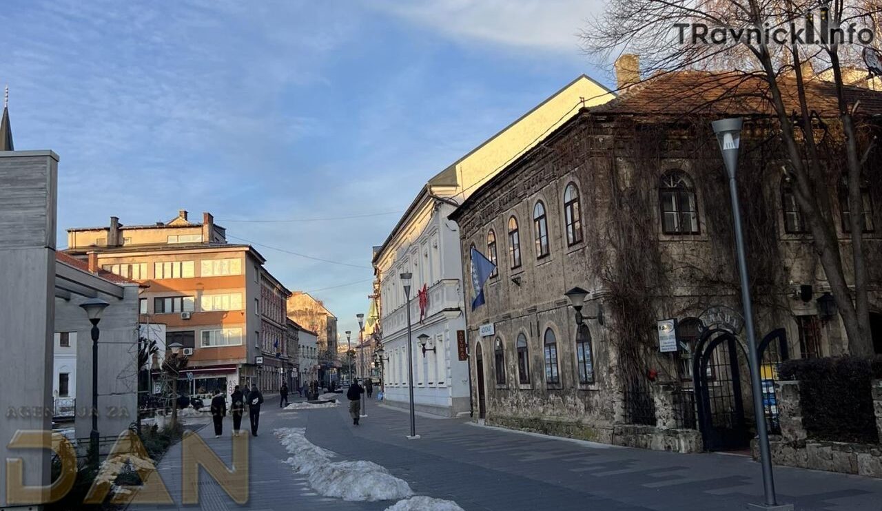Travnik ulazi u miran zimski period: povremena kiša, snijeg na planini i topliji dani od utorka