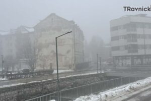 ❗ Zrak u Travniku jutros nezdrav: Indeks kvalitete zraka 162, građanima se savjetuje oprez