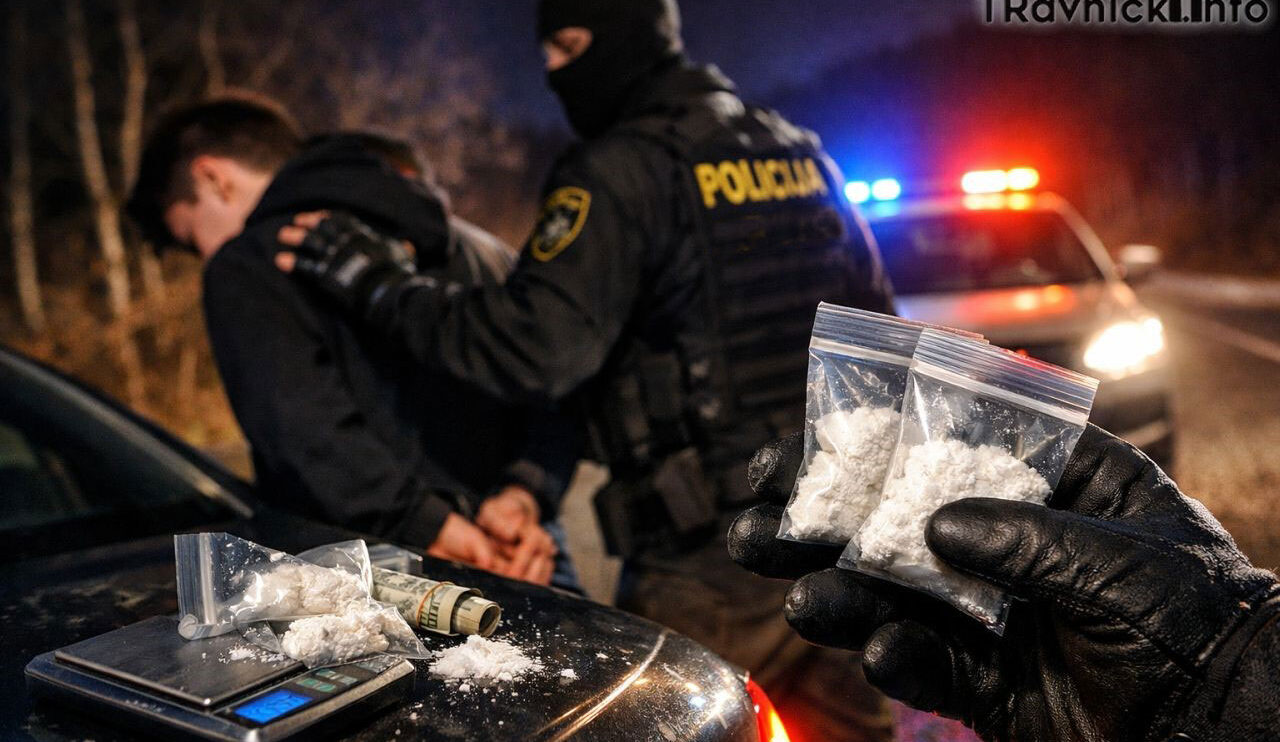 Vikend bilten MUP-a SBK/KSB: Sedam krivičnih djela, zapljene droge u Travniku i Bugojnu, 15 saobraćajnih nezgoda