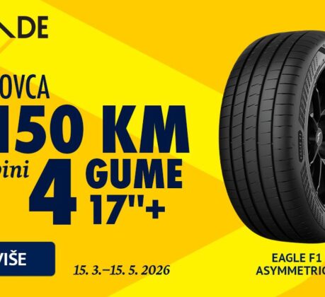 Goodyear ljetne gume: Godinama u vrhu, sada uz uštedu do 150 KM!