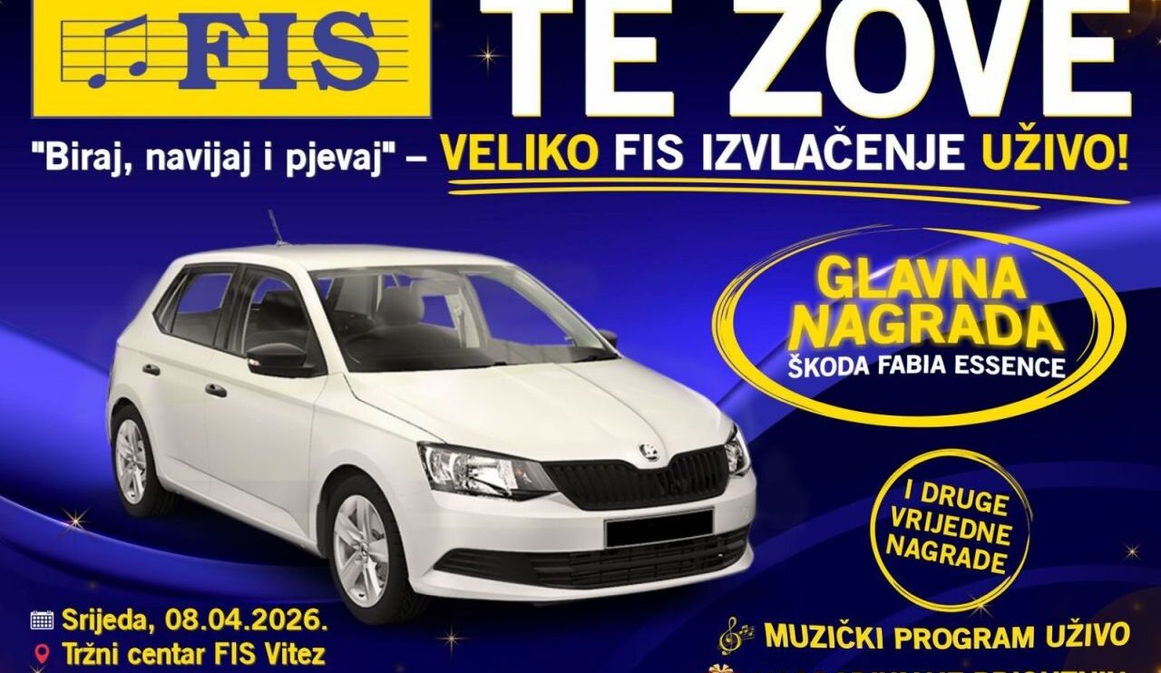 FIS vas poziva na veliko izvlačenje dobitnika nagradne igre „FIS te zove po nagrade nove"!