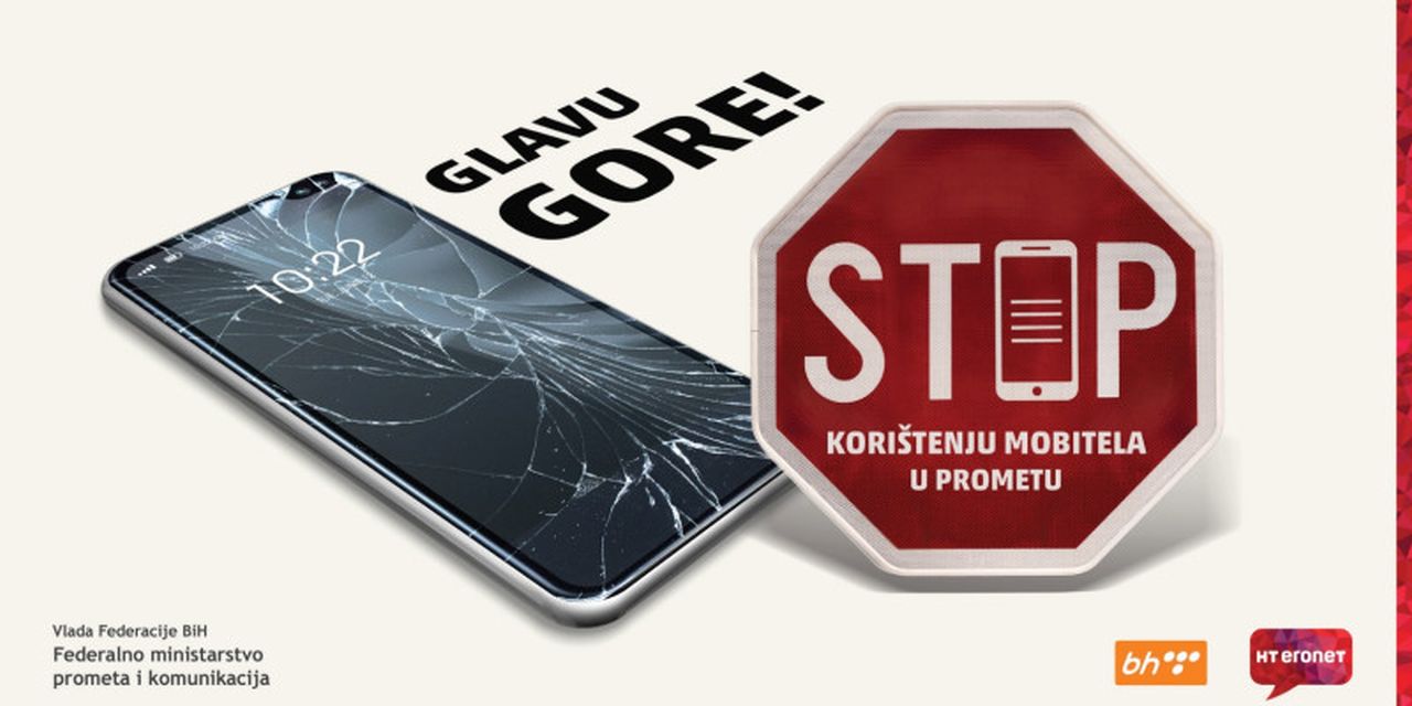 Jedan pogled na mobitel može biti koban: Počinje kampanja „Glavu gore!“