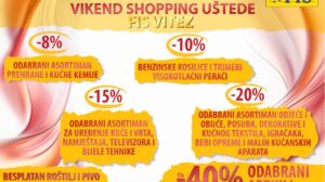 Vikend shopping uštede - FIS u Vitezu i Centar za kuću i vrt, 29. i 30.05.2026.