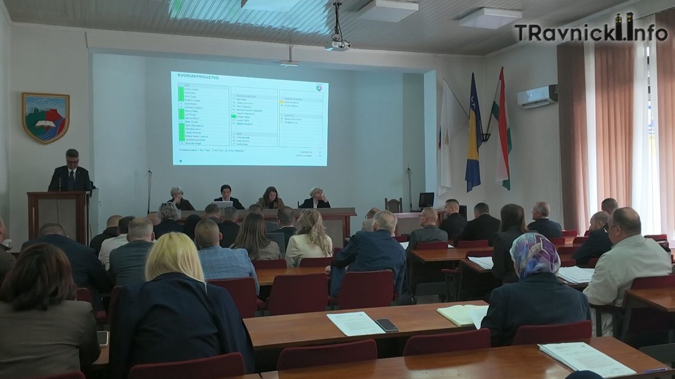 Travnik: Sve tačke dnevnog reda usvojene na 16. redovnoj sjednici Općinskog vijeća