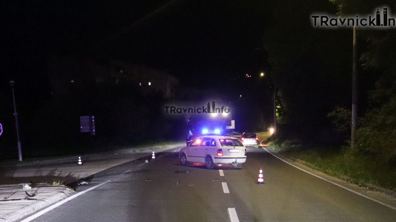 Noćna saobraćajna nezgoda u Travniku: Motociklista iz Travnika teško povrijeđen na Kalibunaru