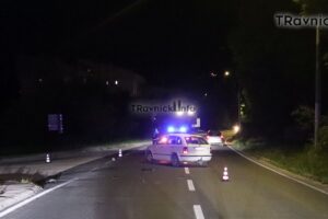 Noćna saobraćajna nezgoda u Travniku: Motociklista iz Travnika teško povrijeđen na Kalibunaru