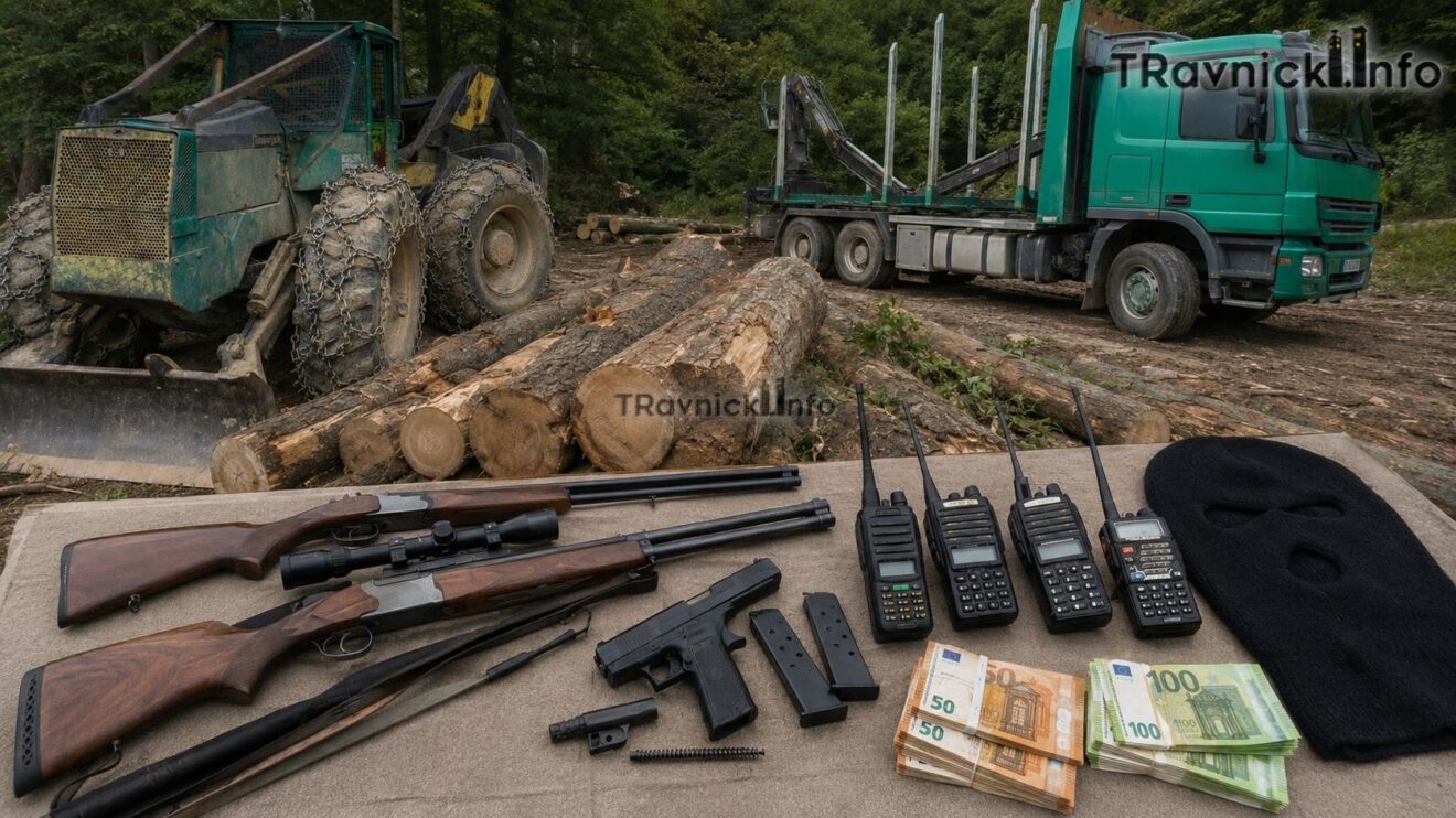 Velika akcija FUP-a u SBK/KSB i Kantonu 10: Pretresi kod šest osoba iz Bugojna, zaplijenjeni oružje, novac i radne mašine