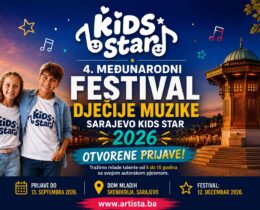 Mali talenti, velika scena: Otvorene prijave za četvrti međunarodni festival „Sarajevo Kids Star“