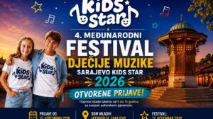 Mali talenti, velika scena: Otvorene prijave za četvrti međunarodni festival „Sarajevo Kids Star“