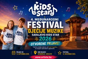 Mali talenti, velika scena: Otvorene prijave za četvrti međunarodni festival „Sarajevo Kids Star“