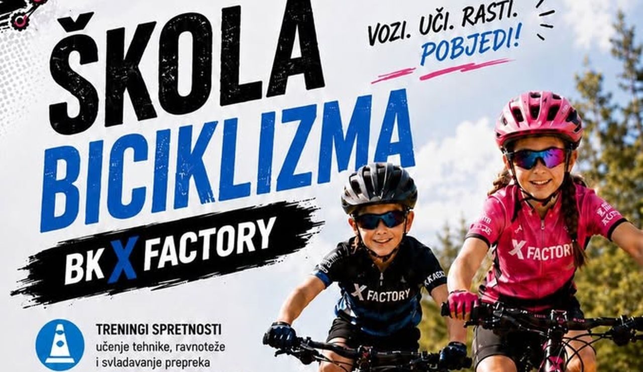 Škola biciklizma BK X Factory otvara vrata novim generacijama: Prijave do 10. jula