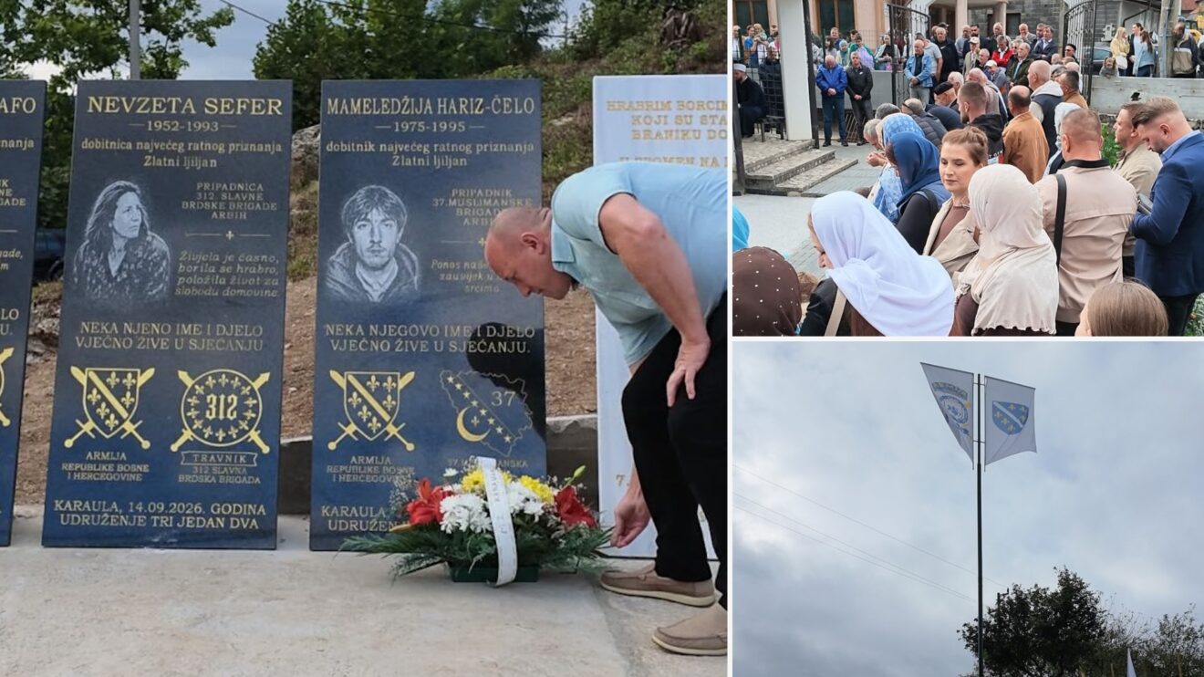 Dan oslobođenja Karaule u znaku posebnih emocija: Otkrivene spomen-ploče za troje karaulskih zlatnih ljiljana
