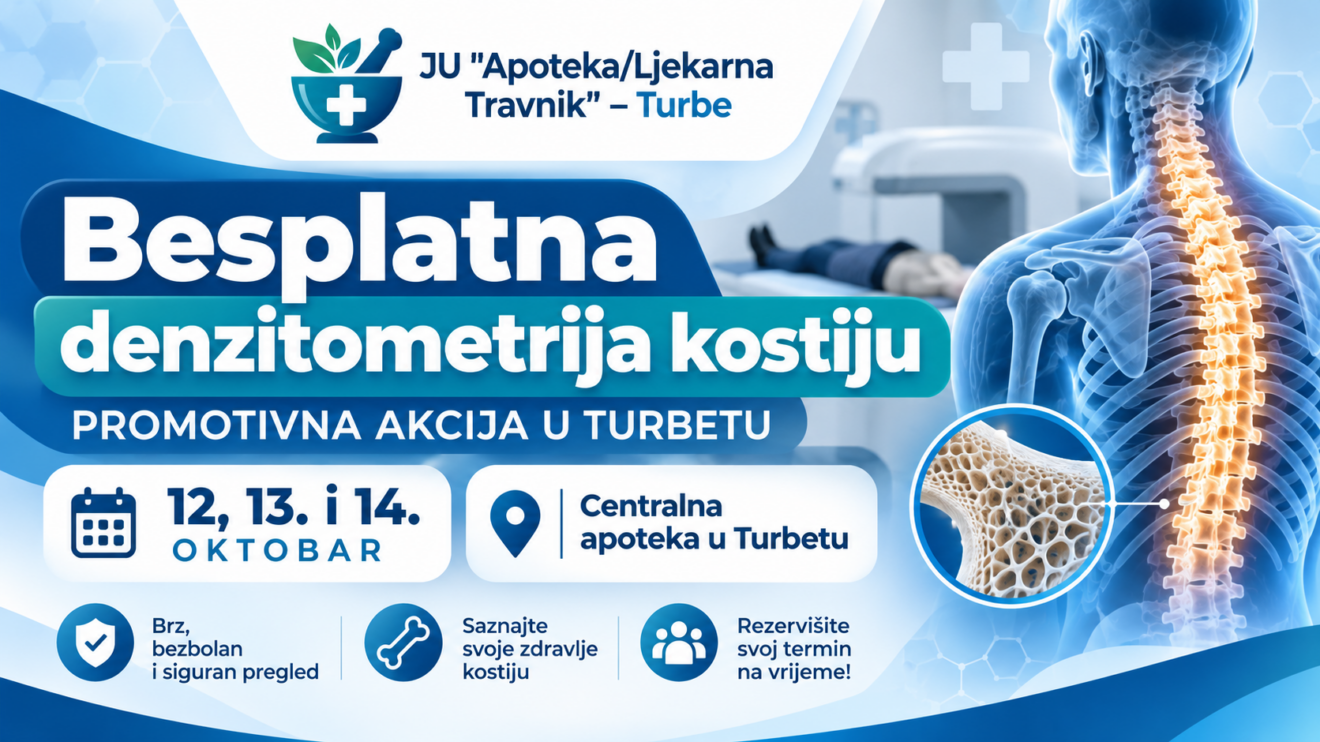 Besplatan pregled zdravlja kostiju u Turbetu: Iskoristite ovu priliku!