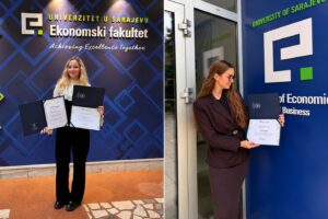 Ponos Travnika: Adna Duzen i Nedžla Šiljak nižu akademske uspjehe u Sarajevu